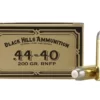 Black Hills Cowboy Action Ammunition 44-40 WCF