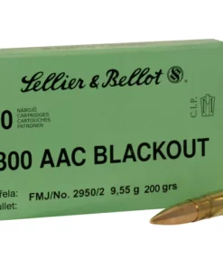 Sellier & Bellot Ammunition 300 AAC Blackout Subsonic 200 Grain Full Metal Jacket