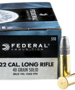 5000 Rounds of .22 LR Ammo by Federal – 40gr LRN