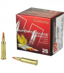 Hornady Superformance Varmint 17 Hornet 20 Grain V-MAX 25 Rounds